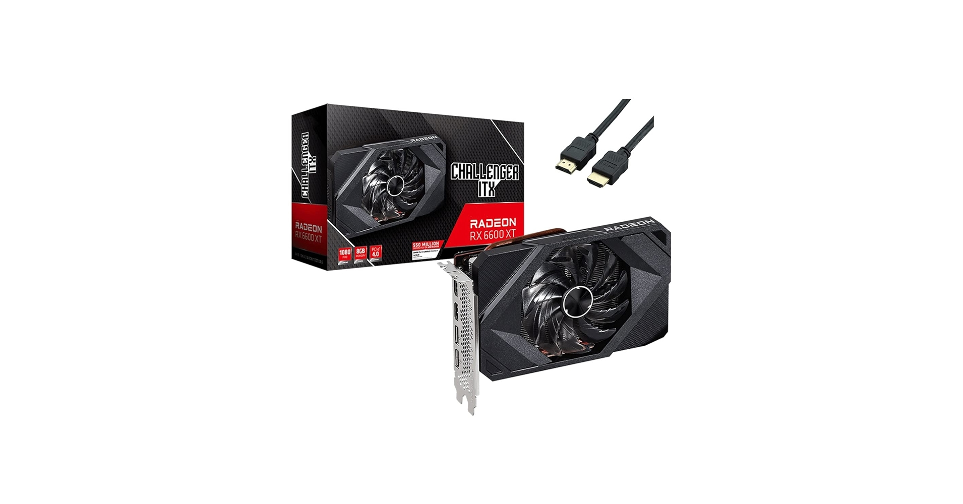 グラフィックボード・グラボ・ビデオカード AMD Radeon RX 6600 Challenger ITX 8GB ASRock > AMD Radeon™ RX 6600 Challenger ITX 8GB